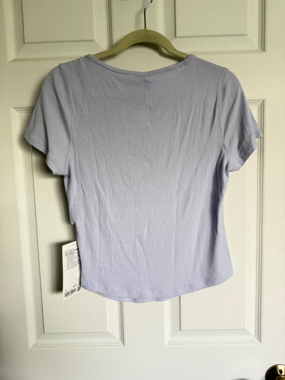 lululemon athletica Hold Tight Sweetheart Short Sleeve — Serene Blue - Picture 3 of 4